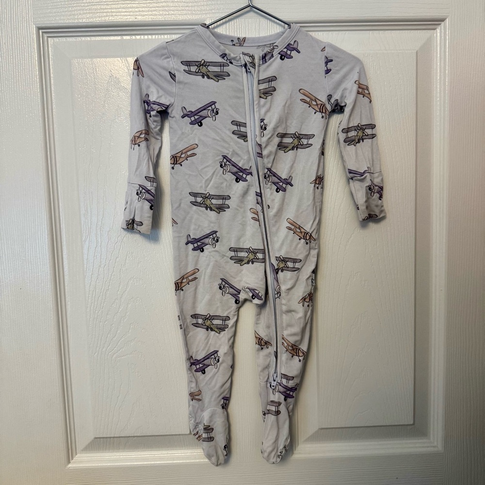 Cade Lane Zippered Footie RARE First Class print
